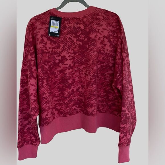 Under Armour Rival Fleece Camo Crew Womens Sweatshirt Medium NEW - Picture 4 of 10